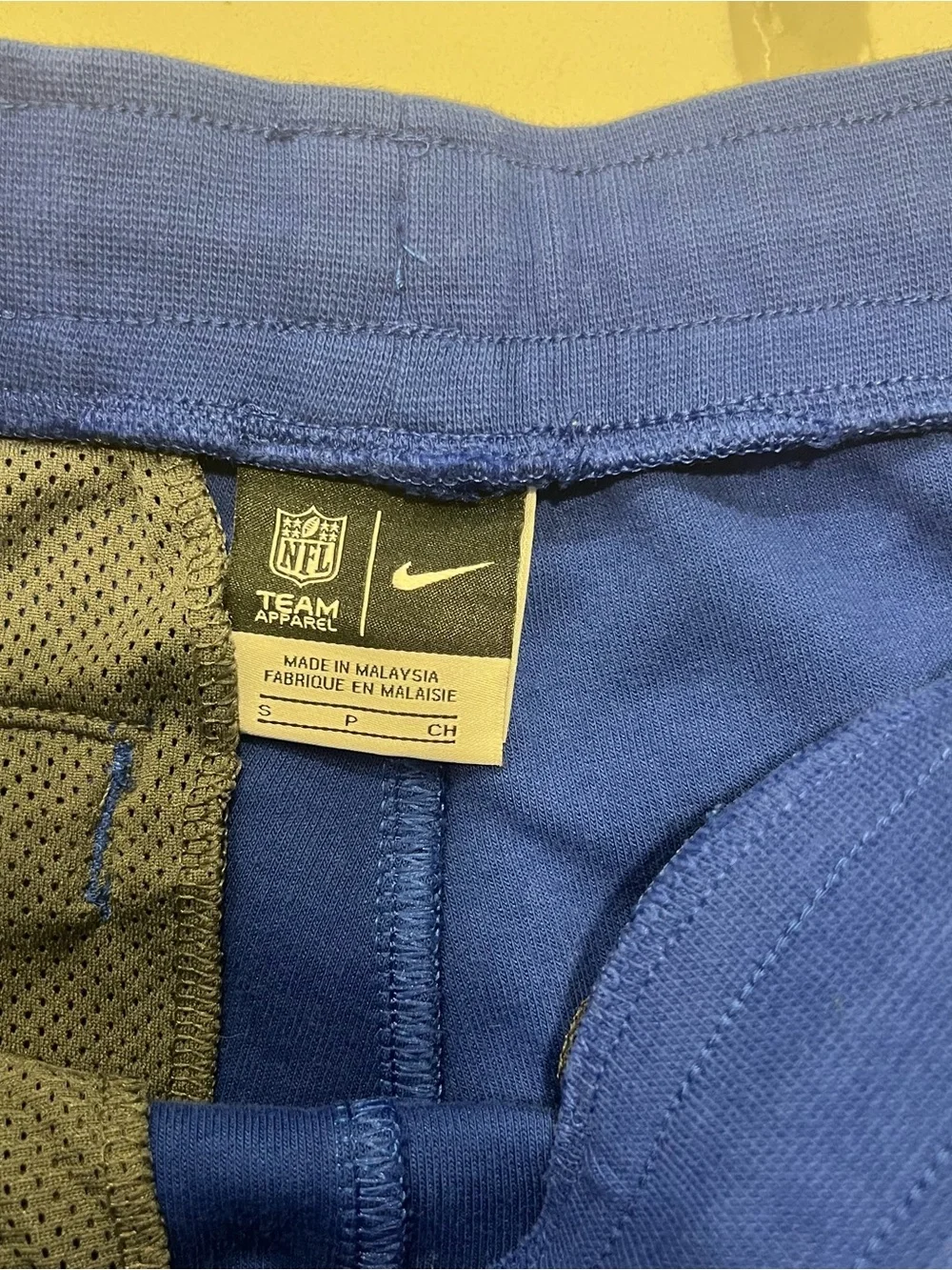 NIKE MENS Royal Blue NEW YORK GIANTS Joggers - Size S